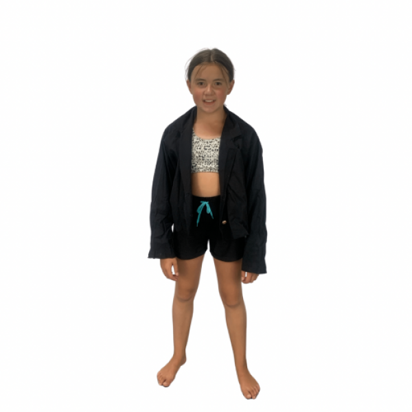 Black Button Up Jacket 4