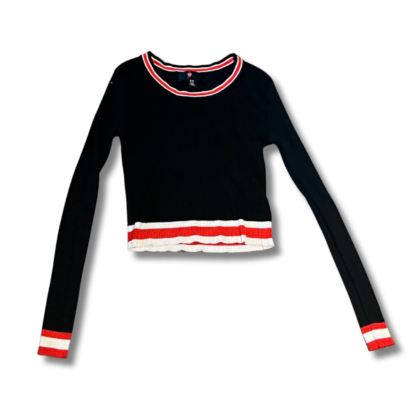 Black & Red Tennis Shirt 4