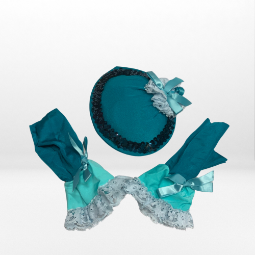 Fascinator Hat with Gloves 5 Fascinator Hat with Gloves 5