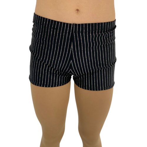 Hot Shorts – Black Pinstripe 5 Hot Shorts – Black Pinstripe 5
