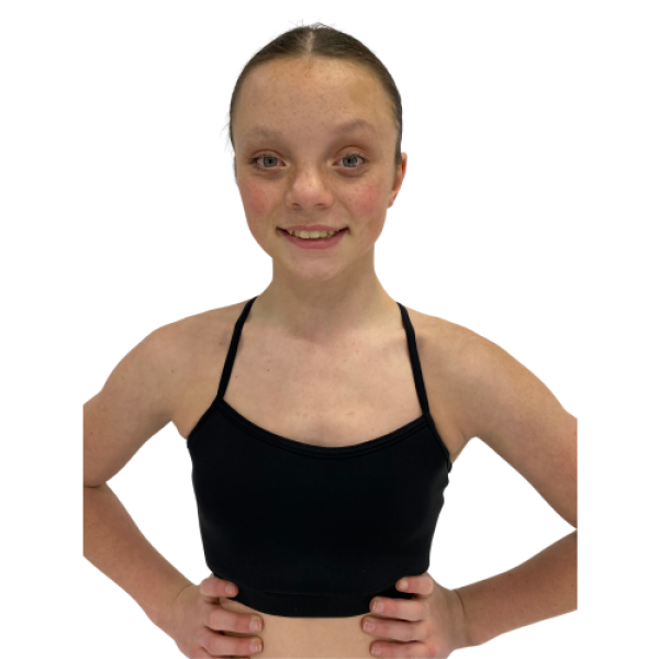 Black Racerback Crop 4