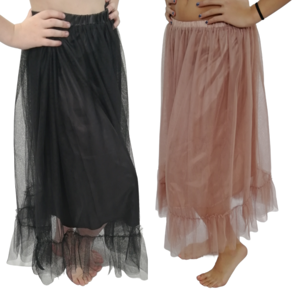 Chiffon Skirt with Frill 6